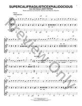 Supercalifragilisticexpialidocious Guitar and Fretted sheet music cover